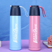 Edelstahl Wide Mouth Sports Wasserflasche